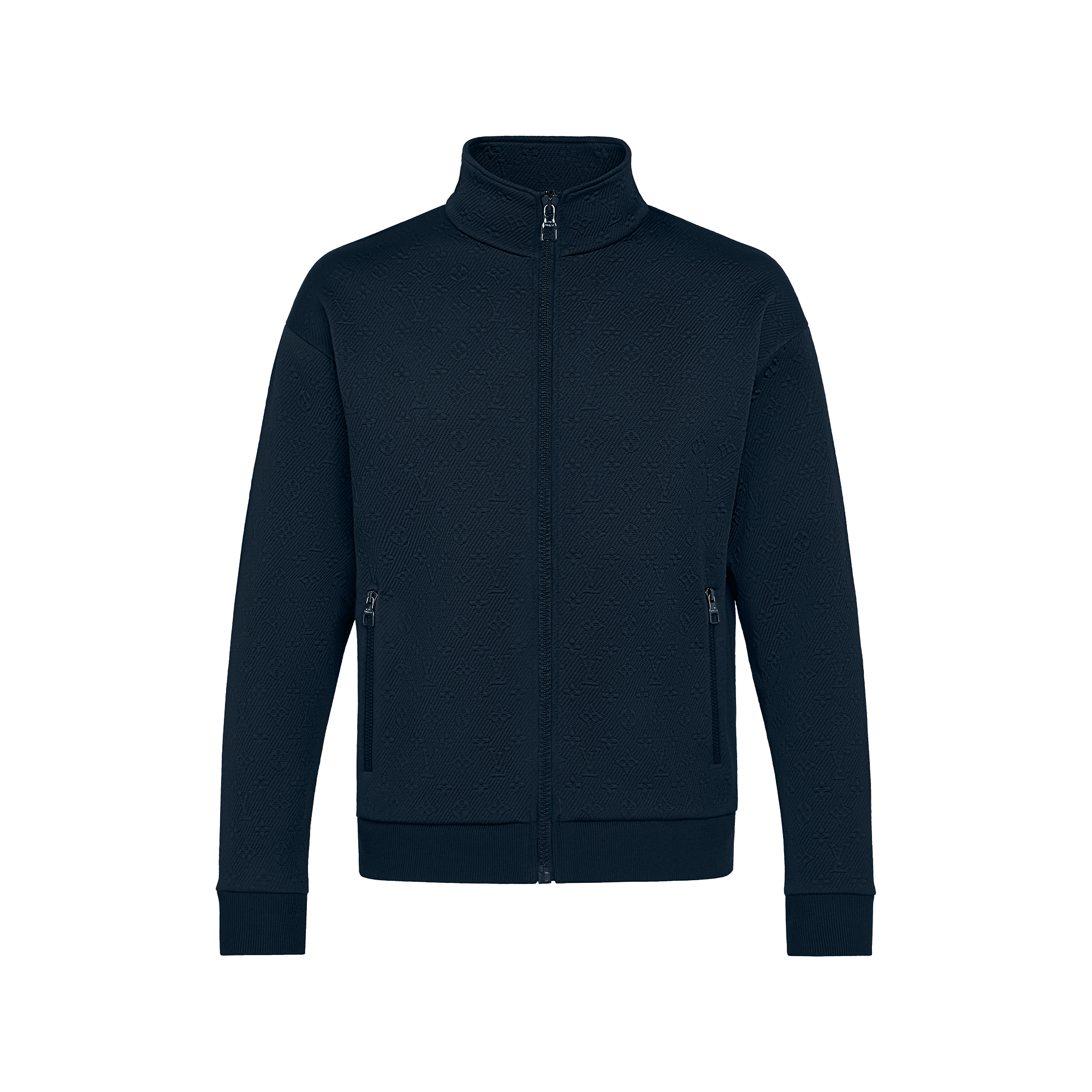 Louis Vuitton ネイビー フルジップジャケット 中古・古着通販】LOUIS VUITTON (ルイ ヴィトン) ウールブックレット